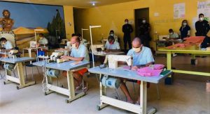 Detentos da PIRC em Juazeiro do Norte estão fabricando máscaras
