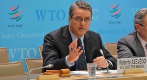 Medidas adequadas levariam à retomada do comércio em até dois anos, diz diretor-geral da OMC