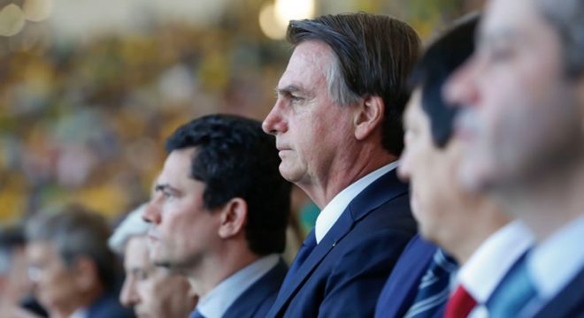 Sérgio Moro e Jair Bolsonaro