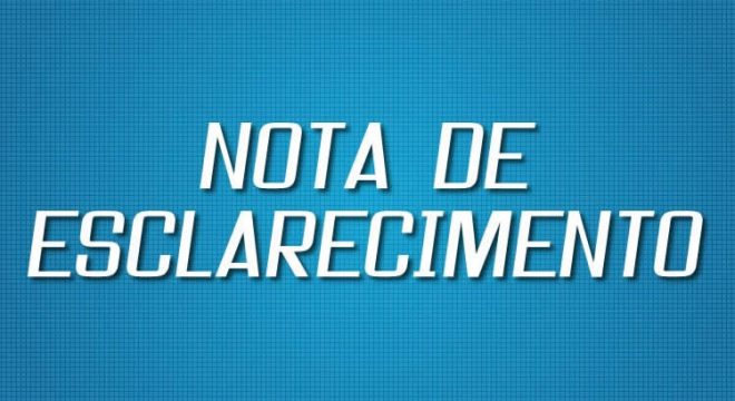 Nota de Esclarecimento