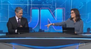 William Bonner chora ao vivo no JN, e Renata Vasconcellos encerra o jornal