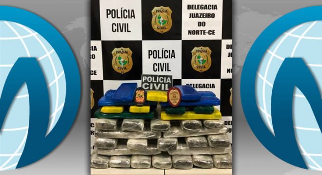 Veja o flagrante da apreensão de 42 Kg de maconha em Juazeiro recorde no Cariri este ano