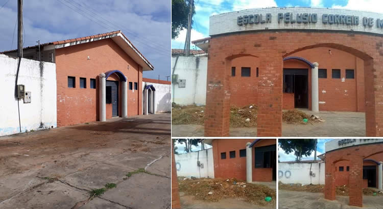 Educação de Juazeiro nega que escola Pelúsio Correia de Macêdo está abandonada