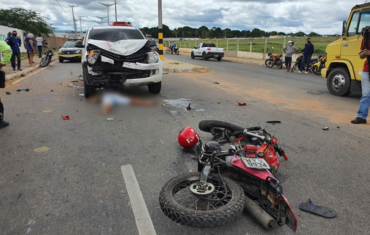 Jovem morre e sua mãe é socorrida em estado grave após acidente em Juazeiro do Norte