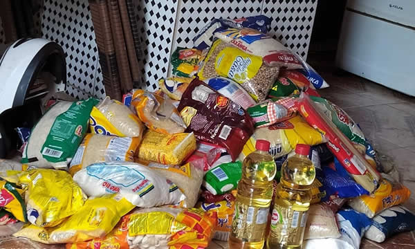 Funcionário da Pefoce em Juazeiro arrecada alimentos para famílias carentes