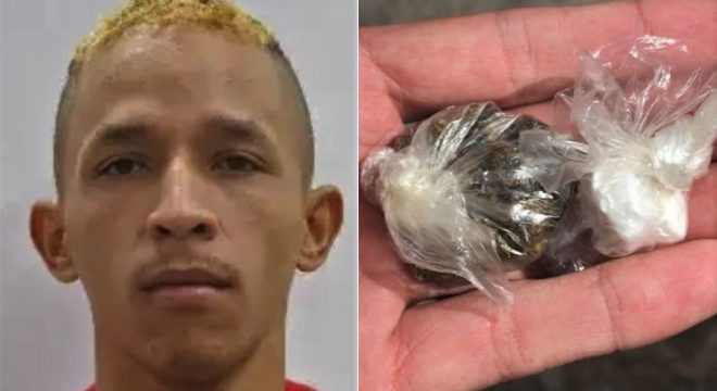 Jovem preso com drogas em Juazeiro e ainda tinha mandado em aberto contra sí