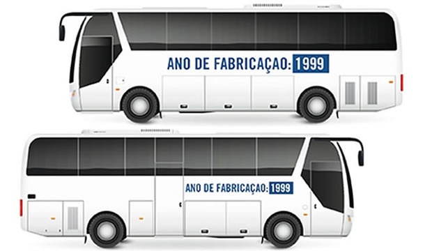 Ônibus que circulam em Juazeiro são obrigados a mostrar ano da fabricação no veículo
