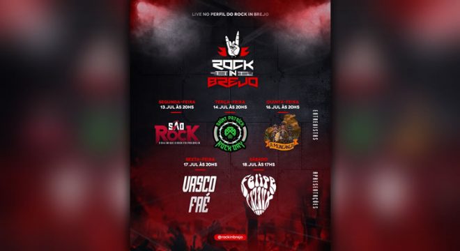 Rock In Brejo realiza primeira semana de cultura rock com lives