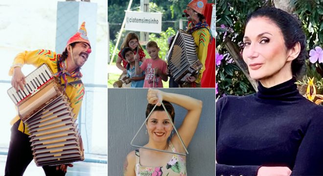 Shows, espetáculos teatrais, bate-papos e oficinas na programação do Sesc