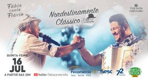 Fábio Carneirinho e Flávio Leandro convidam para live do Sesc Juazeiro