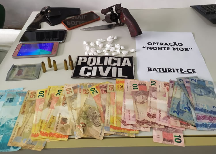 Operação contra o tráfico de drogas é deflagrada no interior do Ceará