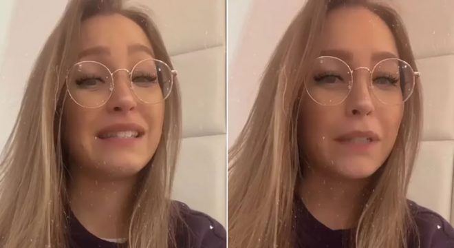 Carla Diaz chora ao revelar que descobriu nódulo na tireoide