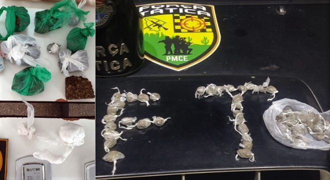 Mais sete presos e drogas apreendidas em Juazeiro, Crato e Brejo Santo