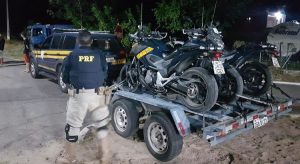 PRF apreende 26 motocicletas e ciclomotores que trafegavam de forma irregular