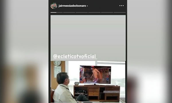 Bolsonaro posta no Instagram vídeo de humor com influenciador cearense dançando reggae