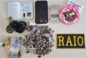 Jovem tenta fugir do RAIO em Juazeiro abandonando drogas, mas não deu