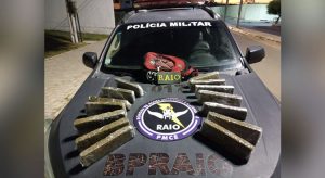 BPRaio apreende quase 9 quilos de maconha no interior do Ceará