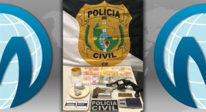 PC de Juazeiro prende jovem com arma, boa quantidade de drogas e dinheiro