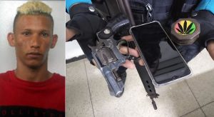 Acusado de vários crimes em Juazeiro é preso com arma após roubar um celular