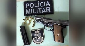 PM apreende pistola em Mauriti, escopeta em Crato e revólver em Lavras