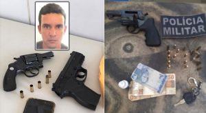 PM apreende armas de fogo em Juazeiro do Norte e Nova Olinda
