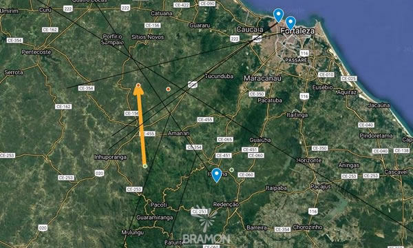 Suposto asteroide que atingiu Baturité tinha 500kg e estava a 100 mil km/h, afirmam astrônomos