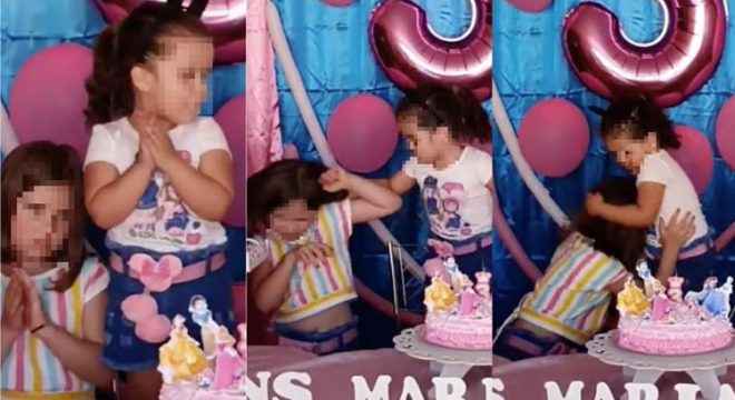 Irmãs brigam em festa de aniversário e vídeo viraliza nas redes sociais