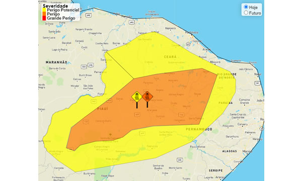 Baixa umidade atinge 139 cidades do Ceará, alerta Inmet