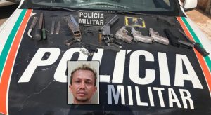 Veja o flagrante em Juazeiro do fechamento de fábrica clandestina de pistolas
