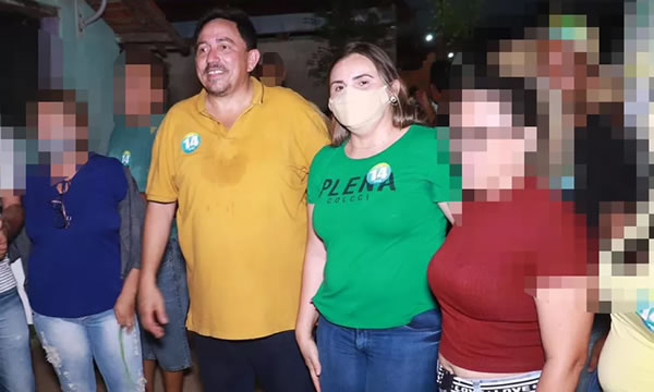 Prefeito e primeira-dama candidata são presos em flagrante com lista de eleitores e R$ 80 mil