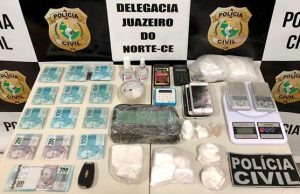 Polícia Civil prende casal em Juazeiro com quase 2 Kg de cocaína e muita grana
