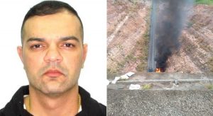 PM do RAIO morre carbonizado em Milagres ao cair numa ribanceira com o seu carro