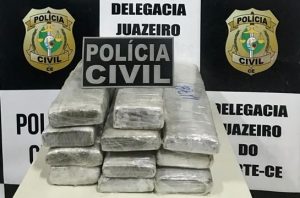 Polícia Civil de Juazeiro apreende 12 Kg de maconha numa máquina de lavar roupas
