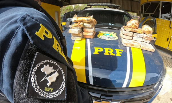 Droga avaliada em R$ 1,4 milhão é apreendida pela PRF no Ceará