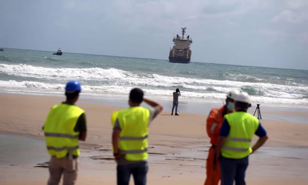 Instalação do primeiro cabo de fibra óptica entre Brasil e Europa começa na Praia do Futuro