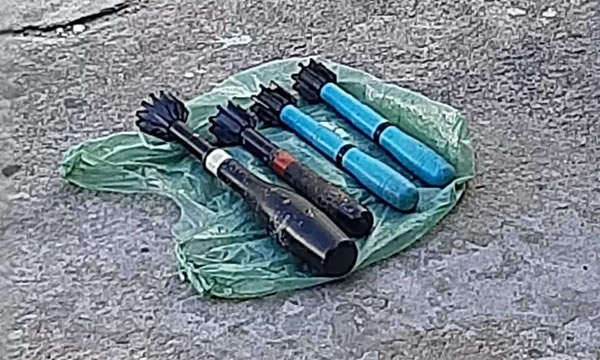 Moradores encontram bombas de uso militar em Fortaleza, e polícia isola área