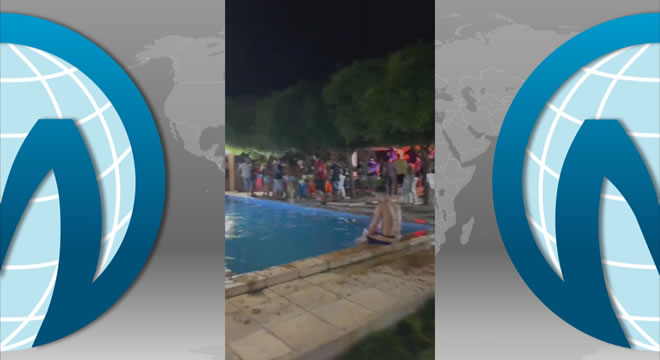 Forças de Segurança encerram festa de aniversário por conta de aglomeração, em Icó