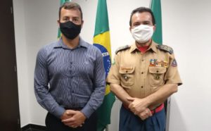 Sandro Caron anuncia coronel Ronaldo Roque como novo comandante do Corpo de Bombeiros do Ceará