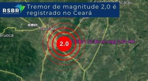 Tremor de terra com magnitude 2.0 é registrado no município de Massapê