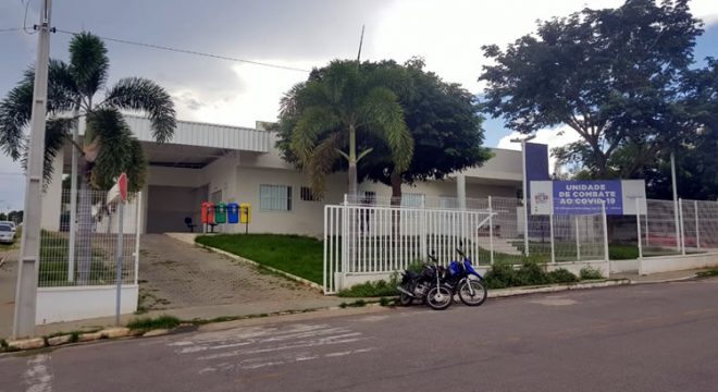 Fachada da Unidade Covid-19