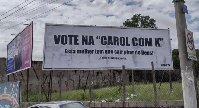 Outdoor pede saída de Karol Conká do BBB 21