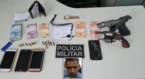 Após assaltos em Missão Velha, dupla troca tiros com a PM e um foi preso