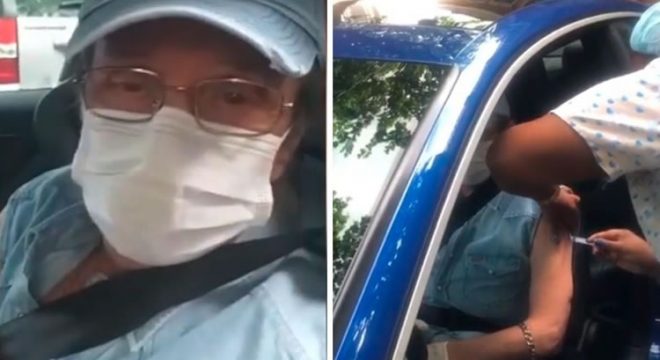 Roberto Carlos é vacinado contra a Covid-19 no Rio de Janeiro: "todo mundo deve se vacinar"