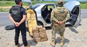 Polícia prende três homens que transportavam 40kg da maconha “skunk” em São Gonçalo, no Ceará