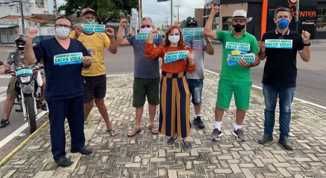 Empresários falam sobre carreata dispersa pela PM no centro de Juazeiro do Norte