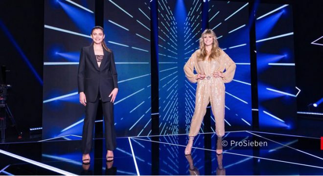 Modelo cearense Valentina Sampaio participa de programa de moda alemã ao lado de Heidi Klum