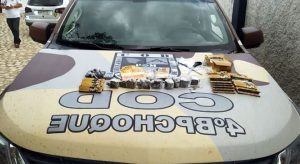 Bpchoque do Ceará apreende maconha, balança de precisão e dinheiro na Paraíba