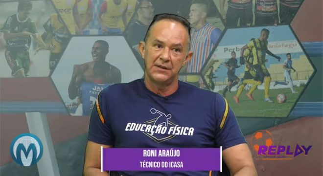 O técnico do Icasa, Roni Araújo