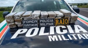 PM de Brejo Santo apreende 25 Kg de maconha que passavam pelo Cariri desde São Paulo