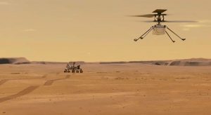 Helicóptero Ingenuity, da Nasa, faz voo teste com êxito em Marte